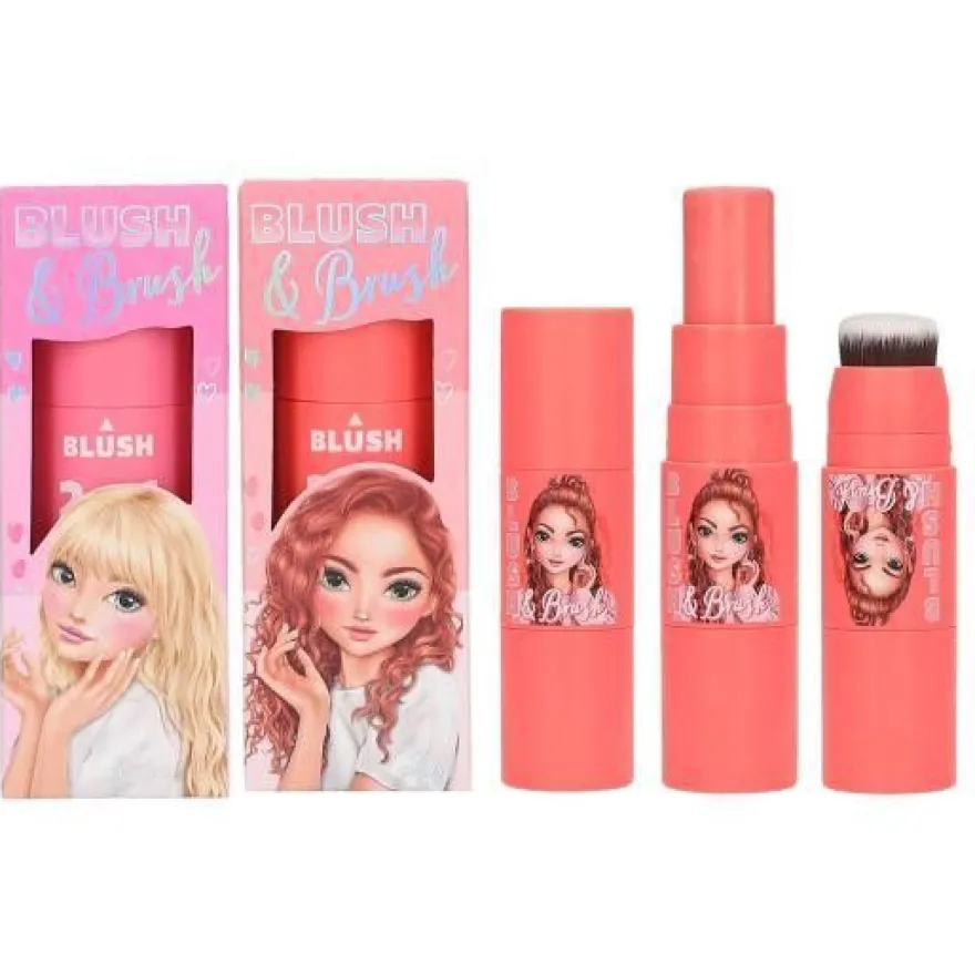 1 Stueck TOPModel Blush & Brush Stick BEAUTY and ME - Rouge-Stift u. Pinsel zugleich