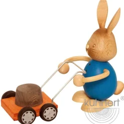 STUPSI HASE | Kuhnert Osterhase Sammelfigur Holzhase Echt Erzgebirge Holzkunst