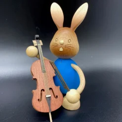 STUPSI HASE | Kuhnert Osterhase Sammelfigur Holzhase Echt Erzgebirge Holzkunst