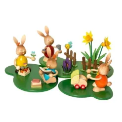 STUPSI HASE | Kuhnert Osterhase Sammelfigur Holzhase Echt Erzgebirge Holzkunst