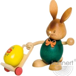 STUPSI HASE | Kuhnert Osterhase Sammelfigur Holzhase Echt Erzgebirge Holzkunst