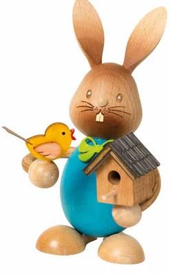 STUPSI HASE | Kuhnert Osterhase Sammelfigur Holzhase Echt Erzgebirge Holzkunst