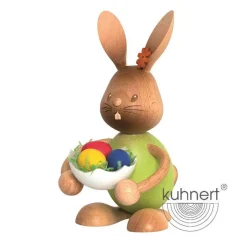 STUPSI HASE | Kuhnert Osterhase Sammelfigur Holzhase Echt Erzgebirge Holzkunst