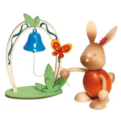 STUPSI HASE | Kuhnert Osterhase Sammelfigur Holzhase Echt Erzgebirge Holzkunst