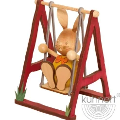 STUPSI HASE | Kuhnert Osterhase Sammelfigur Holzhase Echt Erzgebirge Holzkunst