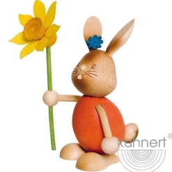 STUPSI HASE | Kuhnert Osterhase Sammelfigur Holzhase Echt Erzgebirge Holzkunst