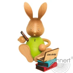 STUPSI HASE | Kuhnert Osterhase Sammelfigur Holzhase Echt Erzgebirge Holzkunst