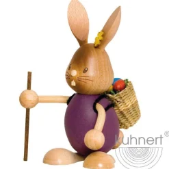 STUPSI HASE | Kuhnert Osterhase Sammelfigur Holzhase Echt Erzgebirge Holzkunst