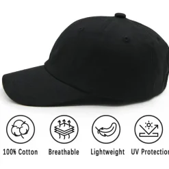 Stymora Basecap für Kinder 2-6 Jahre, verstellbare Baumwoll Kappe, Sommer