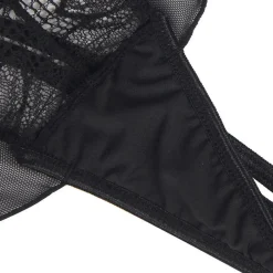 Subblime Teddy Neckholder Spitze Bare Back Schwarz