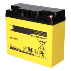 SUN Battery SB12-18V0 AGM Akku 12V 18Ah F-M5 / M5-Innengewinde