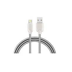 Sunix 2A Schnell Ladekabel Datenkabel 1m Metall Kabel Sehr Biegsam Dehnbar Robuste