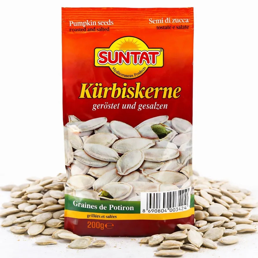 SUNTAT Kürbiskerne ungeschält geröstet & gesalzen - 800g