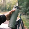 Super Sparrow Edelstahl Trinkflasche - 750 ml Wüstengrün - Thermosflasche mit 2