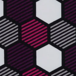 Swafing Crazy Shapes by Lycklig Design, Sweat angeraut, Waben, lila, pink VE 0,25 m
