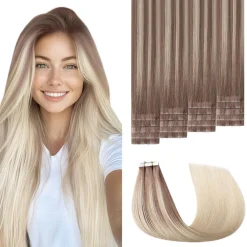 Sweetmet 3. Generation Unsichtbare Tape Extensions Echthaar Pro3.0 #8/60
