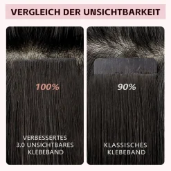 Sweetmet Pro3.0 Unsichtbare Tape Extensions Echthaar Remy #60 Platinblond 30g