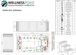 Swim Spa Verona I 400x230x131cm