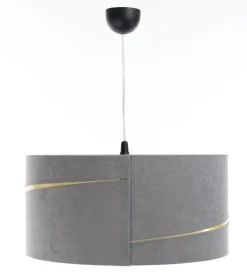 Swing Hängeleuchte Kunststoff Schwarz Grau, Gold Version 2 30cm