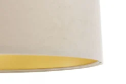 Swing Hängeleuchte Version 1 Kunststoff Schwarz Beige, Weiß, Gold 40cm