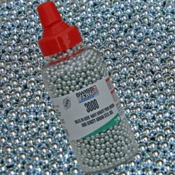 Swiss Arms Stahlrundkugeln silber BBs 4,5 mm 3.000 Stk. für Luftpistolen- und Gewehre