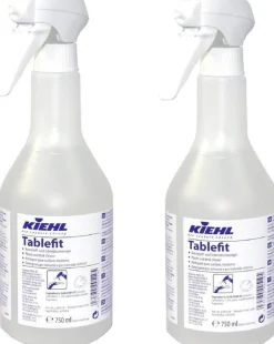 Tablefit (2 x 0,75 ltr.) - Kunststoff- und Schreibtischreiniger - Klebereste- Bleisti