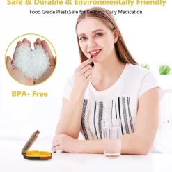 Tablettenteiler Pillenschneider 2-in-1 für Kleine und Große Tabletten