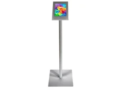 TabLines TBS008E Tablet Bodenständer für Apple iPad Air 1, Edelstahl