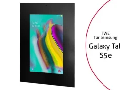 TabLines TWE086B Tablet Wandeinbau für Samsung Tab S5e, DS, schwarz