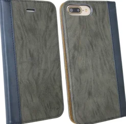Tasche Apple iPhone 8 Plus Gold Handyhülle Schutzhülle Flip Case Cover Etui Hülle