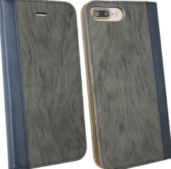 Tasche Apple iPhone 8 Plus Gold Handyhülle Schutzhülle Flip Case Cover Etui Hülle