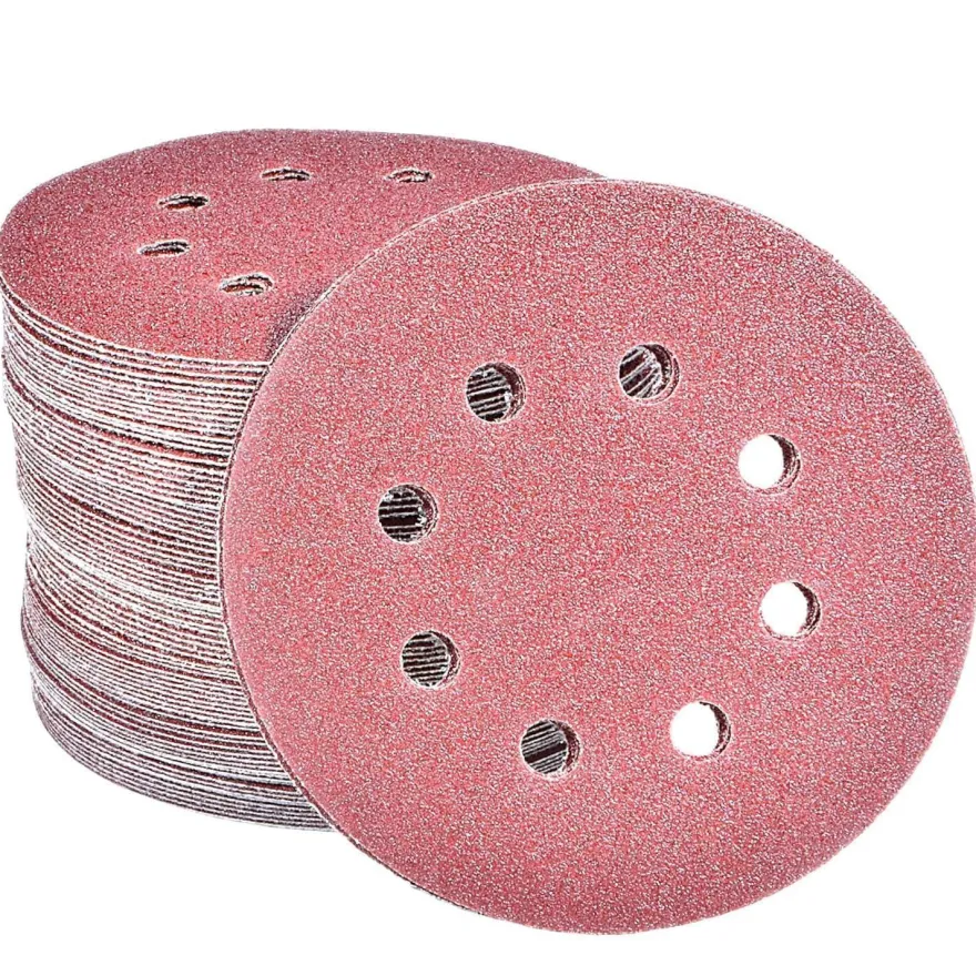 Taspire 100 Stück Exzenterschleifpapier 125mm Klett, 8 Loch Schleifscheiben