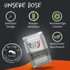 Tasty Pott Belem Pfeffer schwarz ganz - im Beutel