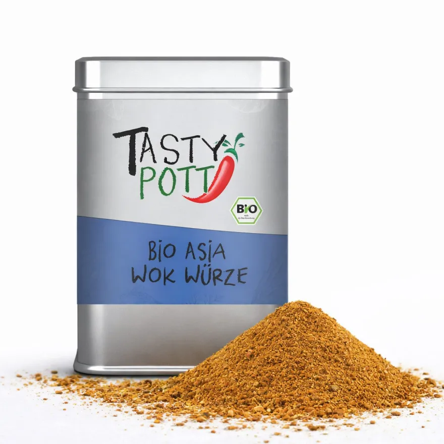 Tasty Pott Bio Asia Wok Würze - 100g Dose