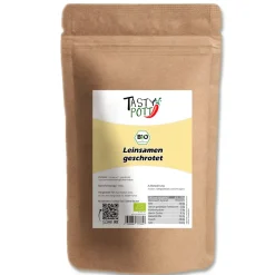 Tasty Pott bio Leinsamen geschrotet - im Beutel