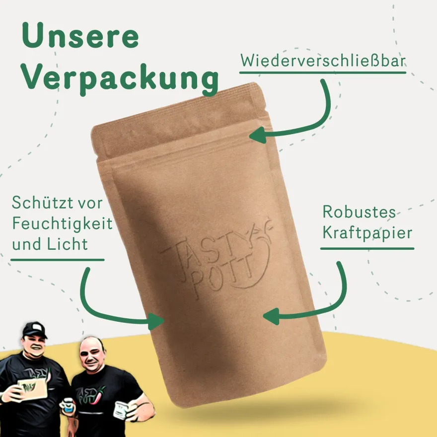 Tasty Pott Protein Soja Crispies mit 60% Eiweiß - im Beutel