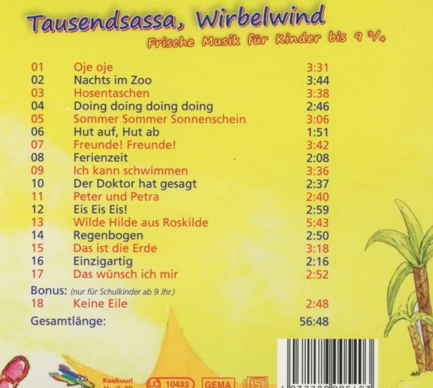 Tausendsassa, Irbelwind - Media Arte - (AudioCDs / Kinder)