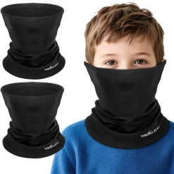 Tavaler Kinder Schlauchschal Winter 2 Stück - Multifunktionstuch, winddicht