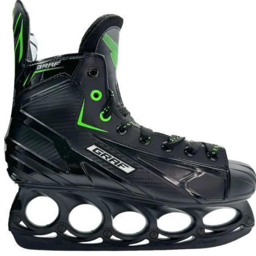 tblade Schlittschuhe Graf G875 Black Edition Freestyle Schlittschuh Größe 41