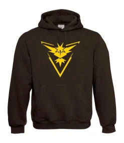 Team Instinct Pokemon Go Tee Za I Sprüche I Fun I Lustig bis 5XL I Herren Hoodie