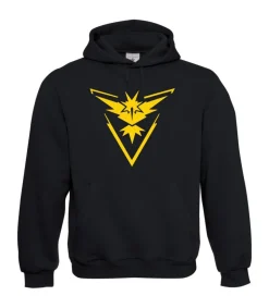 Team Instinct Pokemon Go Tee Za I Sprüche I Fun I Lustig bis 5XL I Herren Hoodie