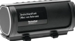 TechniSat Digitradio Bike 1 | DAB+/UKW-Radio für Fahrräder, Akku | schwarz