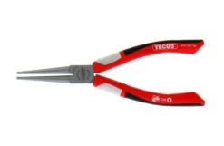 Tecos Rundzange 160 mm 3-Komponenten-Griff Präzisionsarbeiten Zange Rundgriff