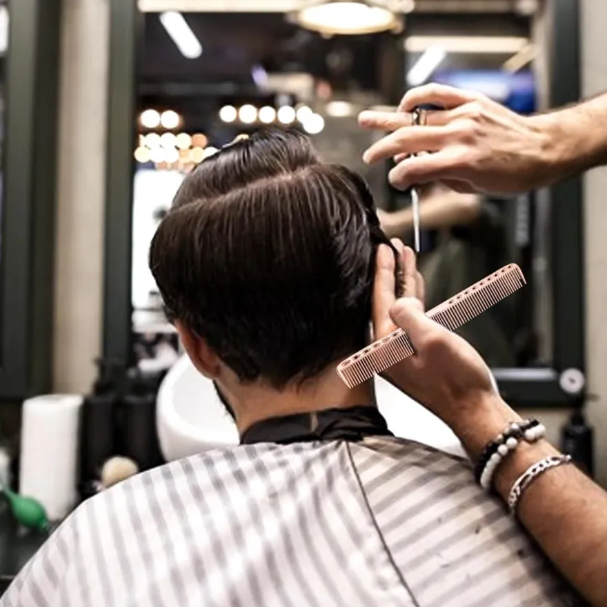 4-teiliges Friseurset: Aluminium