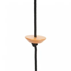Tellerschaukel mit Kletterseil - Black Line