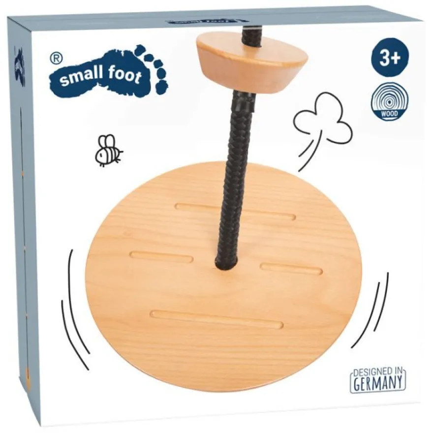 Tellerschaukel mit Kletterseil - Black Line