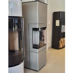 Tenno Champagner Panorama Kaminofen 6kW