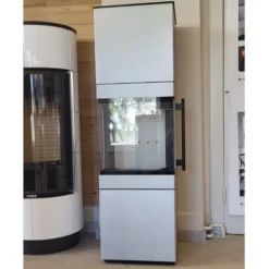Tenno Champagner Panorama Kaminofen 6kW