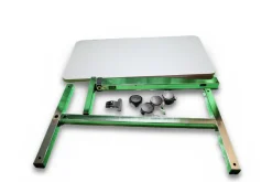 Teqler Betttisch höhenverstellbar 71,5 bis 114 cm Beistelltisch mit Rollen