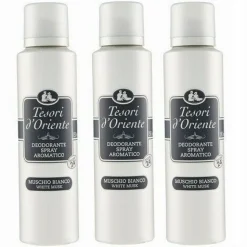Tesori d´ Oriente Muschio Bianco/ White Musk Aromatik Deodorant Spray 3 x 150ml